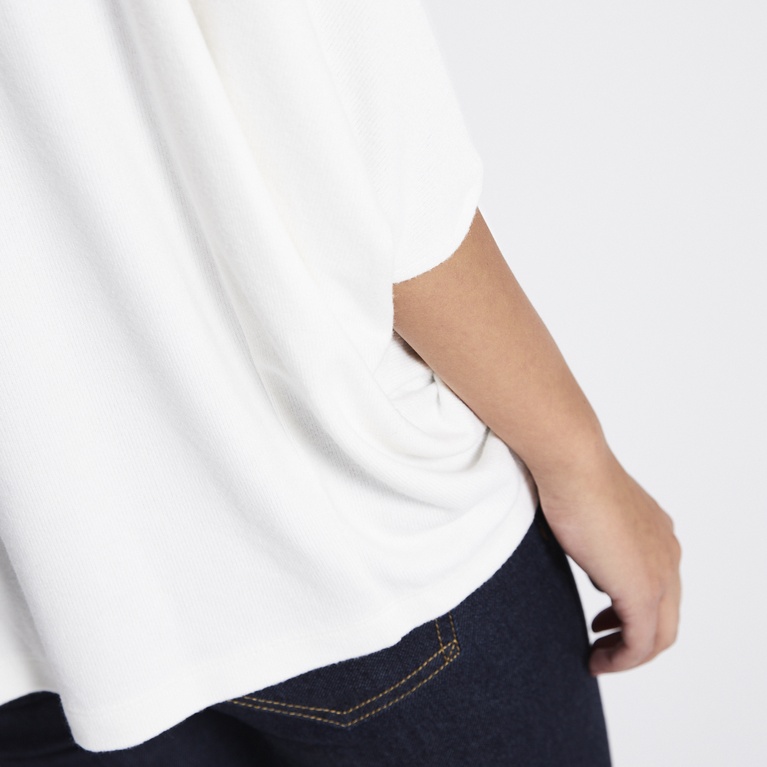 Cape top "Michelle" Off white